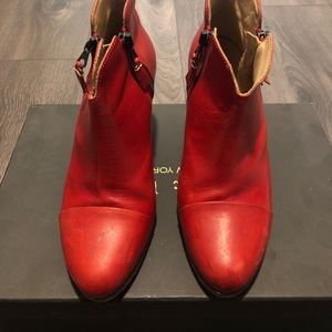 Red Rag & Bone Margot Booties
